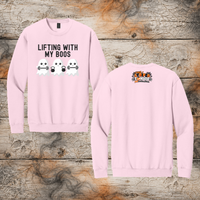 FF: Lifting With My Boos Adult Crewneck Sweatshirt