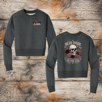 FF: Dead Inside Ladies' Crop Crewneck Sweatshirt