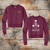 FF: Deadlift Ladies' Crop Crewneck Sweatshirt