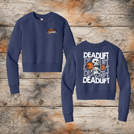 FF: So Much Deadlift Ladies' Crop Crewneck Sweatshirt