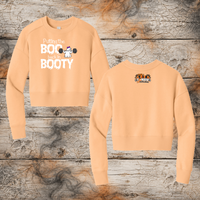 FF: Boo in Booty Ladies' Crop Crewneck Sweatshirt