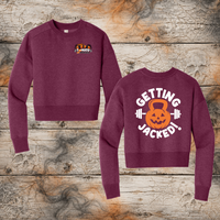 FF: Getting Jacked! Ladies' Crop Crewneck Sweatshirt