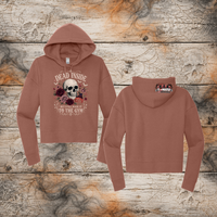 FF: Dead Inside Ladies' Crop Crewneck Sweatshirt