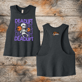 FF: So Much Deadlift Ladies' Crop Racerback Tank