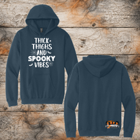 FF: Thick Thighs & Spooky Vibes Pullover Hoodie