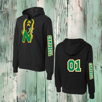 North Stars Adult Lace Up Hockey Pullover Hoodie