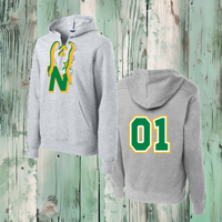 North Stars Adult Lace Up Hockey Pullover Hoodie