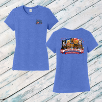 Pawsuit of Belly Rubs Ladies' Triblend Short Sleeve Tee Shirt