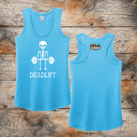 FF: Deadlift Ladies' Triblend Racerback Tank