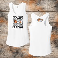 FF: So Much Deadlift Ladies' Triblend Racerback Tank