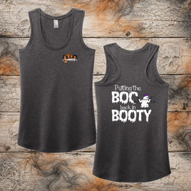 FF: Boo in Booty Ladies' Triblend Racerback Tank