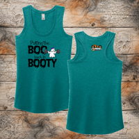 FF: Boo in Booty Ladies' Triblend Racerback Tank