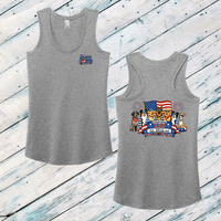 Pawsuit of Big Air Ladies' Triblend Racerback Tank