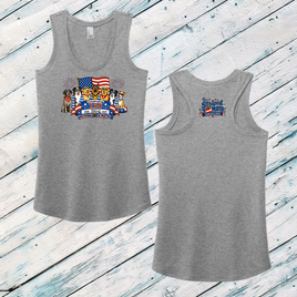 Pawsuit of Big Air Ladies' Triblend Racerback Tank
