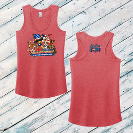 Pawsuit of the Perfect Catch Ladies' Triblend Racerback Tank
