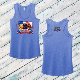 Pawsuit of Treats Ladies' Triblend Racerback Tank