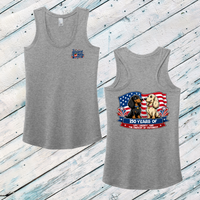 Pawsuit of Yappiness Ladies' Triblend Racerback Tank