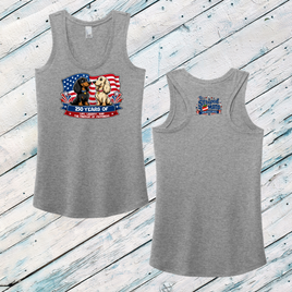 Pawsuit of Yappiness Ladies' Triblend Racerback Tank