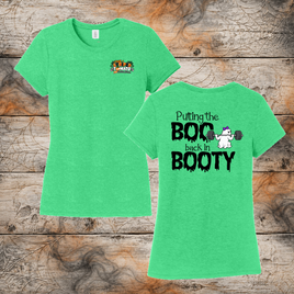 FF: Boo in Booty Ladies' Triblend Short Sleeve Tee
