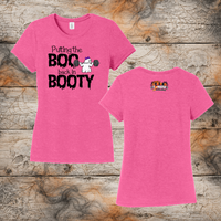 FF: Boo in Booty Ladies' Triblend Short Sleeve Tee