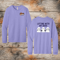 FF: Lifting With My Boos Adult Soft Blend Long Sleeve Tee