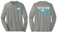 757 IS FOR LOVERS Triblend Long Sleeve Tee