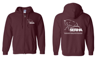 SERHA Adult Full Zip Hooded Sweatshirt