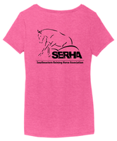 SERHA Ladies Triblend V-Neck Tee