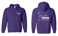 SERHA Adult Full Zip Hooded Sweatshirt