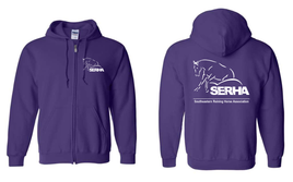 SERHA Youth Sizes Full Zip Hooded Sweatshirt