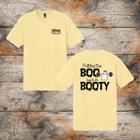 FF: Boo in Booty Adult Triblend Short Sleeve Tee