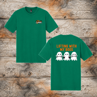 FF: Lifting With My Boos Adult Triblend Short Sleeve Tee