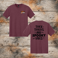 FF: Thick Thighs Spooky Thighs Adult Triblend Short Sleeve Tee