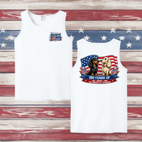 250 Years of DOGS! Adult Tank Top