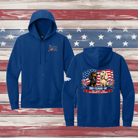 250 Years of DOGS! Adult Pullover Hoodie