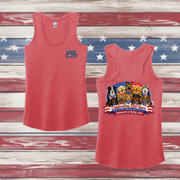 250 Years of DOGS! Ladies' Triblend Racerback Tank