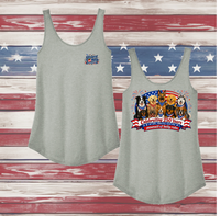 250 Years of DOGS! Ladies' Triblend Relaxed Tank Top
