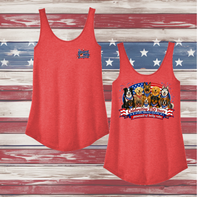 250 Years of DOGS! Ladies' Triblend Relaxed Tank Top
