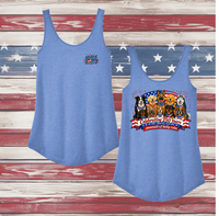 250 Years of DOGS! Ladies' Triblend Relaxed Tank Top