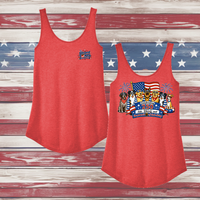 250 Years of DOGS! Ladies' Triblend Relaxed Tank Top