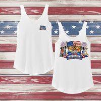 250 Years of DOGS! Ladies' Triblend Relaxed Tank Top
