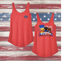 250 Years of DOGS! Ladies' Triblend Relaxed Tank Top