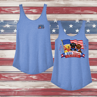 250 Years of DOGS! Ladies' Triblend Relaxed Tank Top