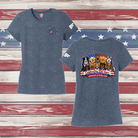 250 Years of DOGS! Ladies' Triblend Short Sleeve Tee Shirt