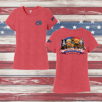 250 Years of DOGS! Ladies' Triblend Short Sleeve Tee Shirt