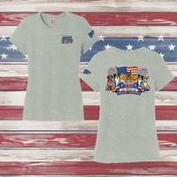 250 Years of DOGS! Ladies' Triblend Short Sleeve Tee Shirt