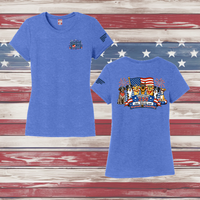 250 Years of DOGS! Ladies' Triblend Short Sleeve Tee Shirt