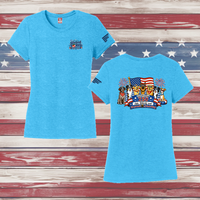 250 Years of DOGS! Ladies' Triblend Short Sleeve Tee Shirt