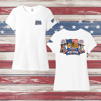 250 Years of DOGS! Ladies' Triblend Short Sleeve Tee Shirt
