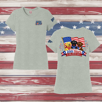 250 Years of DOGS! Ladies' Triblend Short Sleeve Tee Shirt